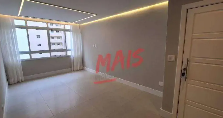 Apartamento à venda, 94 m² por r$ 795.000,00 - gonzaga - santos/sp