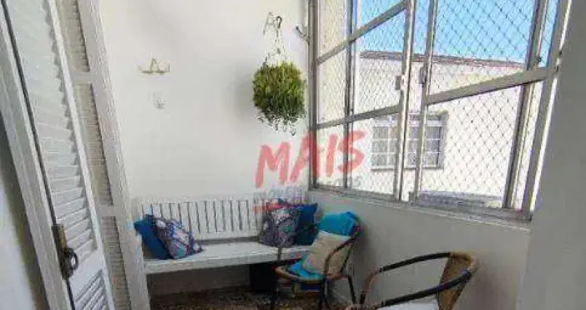 Apartamento com 3 dormitórios à venda, 102 m²  - gonzaga - santos/sp