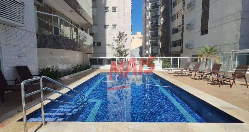 Apartamento com 3 dormitórios, 124 m²  - aparecida - santos/sp