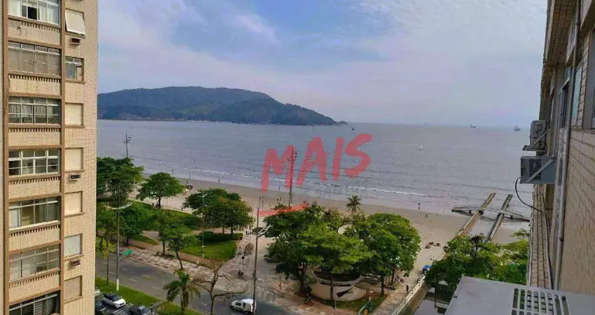 Apartamento com 2 dormitórios à venda, 79 m² por r$ 570.000,00 - embaré - santos/sp