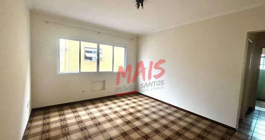 Apartamento com 2 dormitórios à venda, 88 m² - embaré - santos/sp