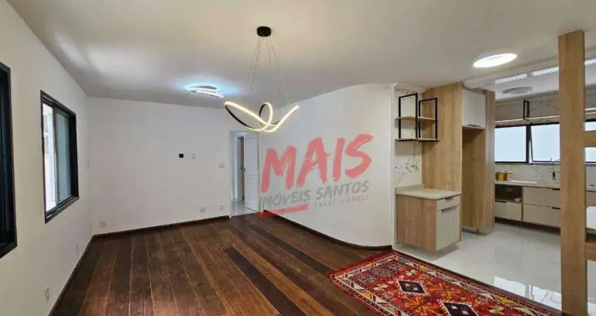 Prédio frente ao mar,  apartamento 2 quartos, à venda, 101 m², na aparecida - santos/sp