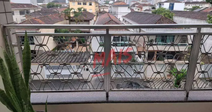 Apartamento com 2 dormitórios à venda, 90 m² por r$ 650.000,00 - campo grande - santos/sp