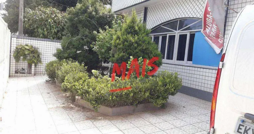 Casa com 3 dormitórios, 300 m² - venda ou aluguel - aparecida - santos/sp