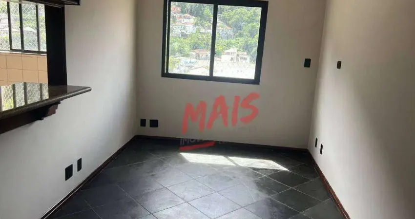 Apartamento com 2 quartos para alugar, 86 m² - marapé - santos/sp