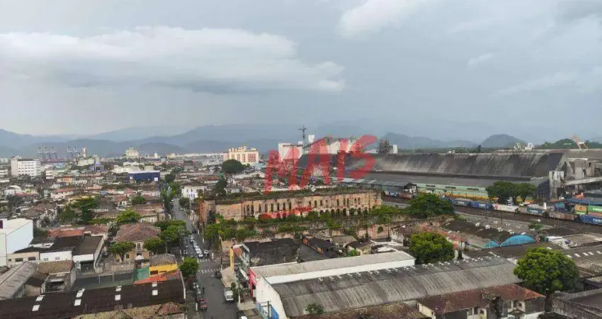 Sala comercial com 2 salas para alugar na Vila Mathias, Santos