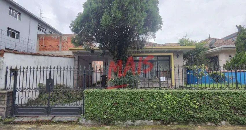 Casa comercial com 3 dormitórios para alugar 243 m² - Macuco - Santos/SP