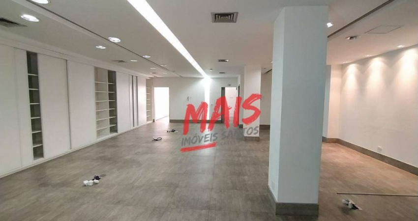 Sala comercial com 9 salas para alugar no Centro, Santos 