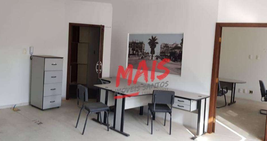Sala comercial para locação, no Centro de Santos, SP