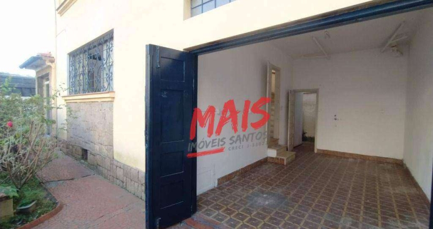 Sobrado com 3 quartos para alugar, 220 m² - Embaré - Santos/SP
