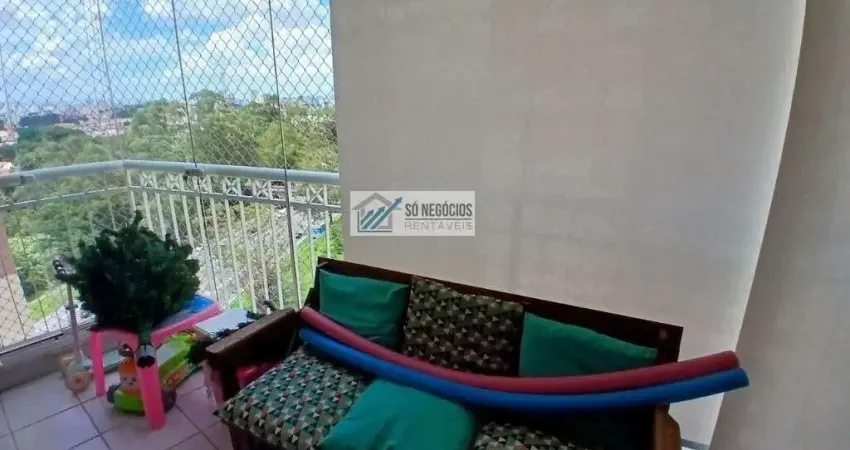 Apartamento 95m² no Vitallis Eco Clube | Living Ampliado, 2 Suítes, Varanda com Churrasqueira e 2 Vagas Cobertas