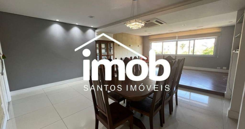 Apartamento no Embaré, 3 Dormitórios (1 Suíte), Frente, Vista Livre, 2 Vagas, 206 m2