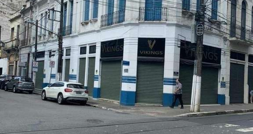 LOCAÇÃO R$8.000,00 Rua General Câmara 85-'Santos' - 8x20 =160 m²+parte cima