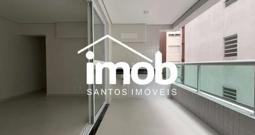 Apartamento Novo com 2 Dormitórios, 2 Suíte, 1 Vaga Demarcada, no quarteirão da praia do Embaré em Santos/SP