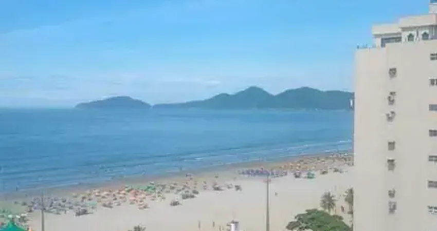 Flat de 1 suíte à venda com vista mar, lazer completo - boqueirão, santos/sp