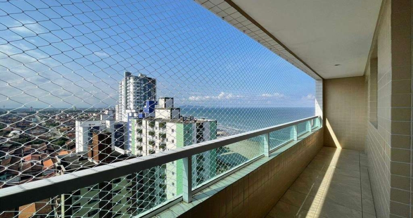 APARTAMENTO FRENTE MAR 1 DORMITÓRIO VARANDA GOURMET 1 VAGA GUILHERMINA