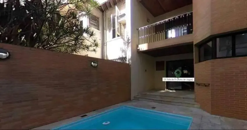 Locação ou venda 2 casas agregadas 4 dormitórios 1 suíte piscina gonzaga