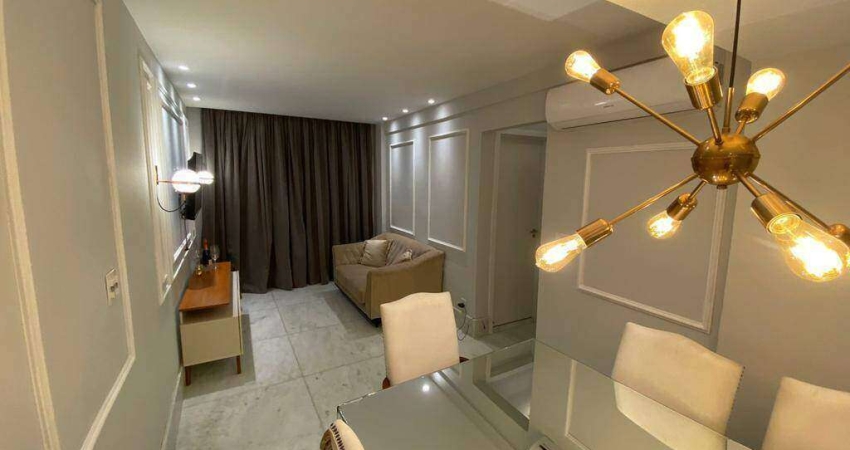 APARTAMENTO 2 DORMITÓRIOS 2 SUITES 1 VAGA GARAGEM BAIRRO MARAPÉ SANTOS