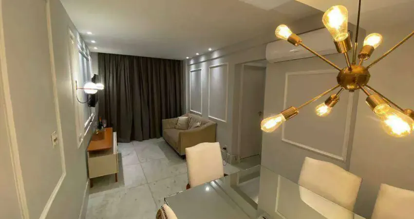 Apartamento 2 dormitórios 2 suites 1 vaga garagem bairro marapé santos