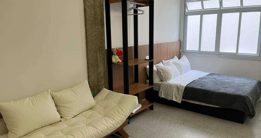 VENDA | STUDIO | AMBIENTES INTEGRADOS | MOBILIADO | 30 m² | GONZAGA