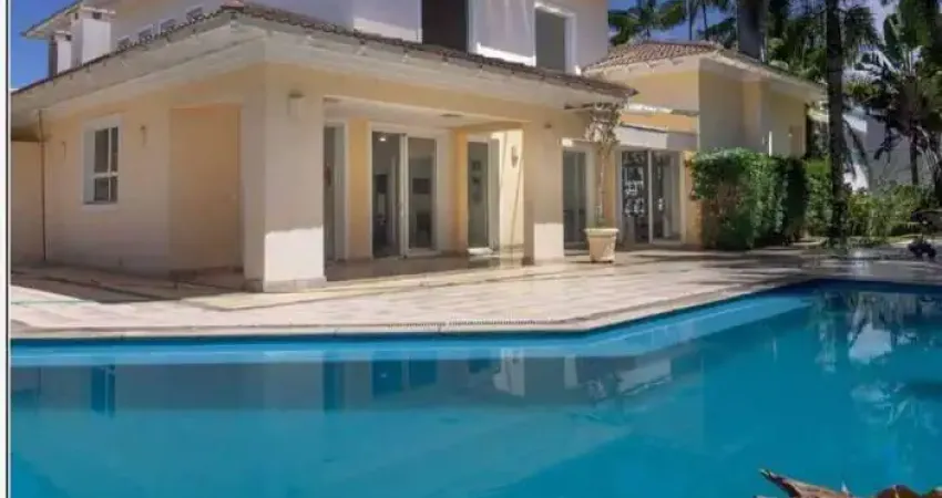 Casa alto padrão de 6 quartos à venda, lazer completo, condomínio Hanga Roa - Jardim Vista Linda, Bertioga/SP