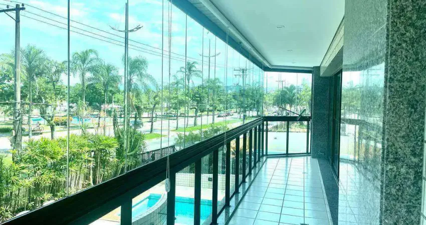 Apartamento 4 suites com sacada frente pro mar bairro aparecida 2 vagas