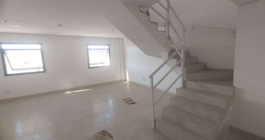 SALA COMERCIAL DUPLEX VISTA LIVRE 2 BANHEIROS COPA BOQUEIRÃO SANTOS 1 VAGA
