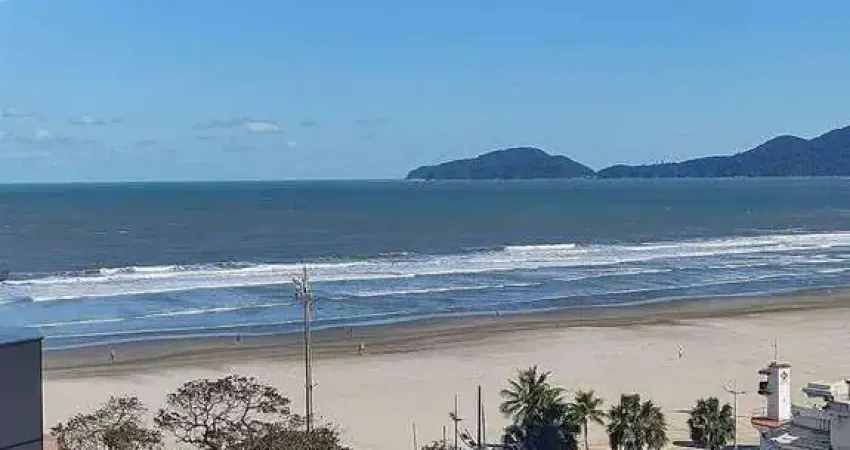Flat de 2 quartos à venda com vista ao mar, porteira fechada - Boqueirão, Santos/SP