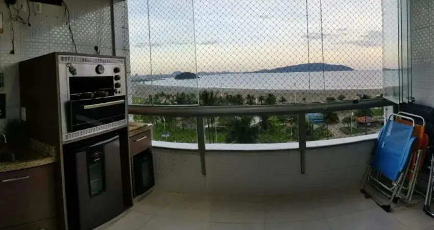 APARTAMENTO 3 SUÍTES - SACADA COM CHURRASQUEIRA - FRENTE AO MAR ITARARÉ S.V
