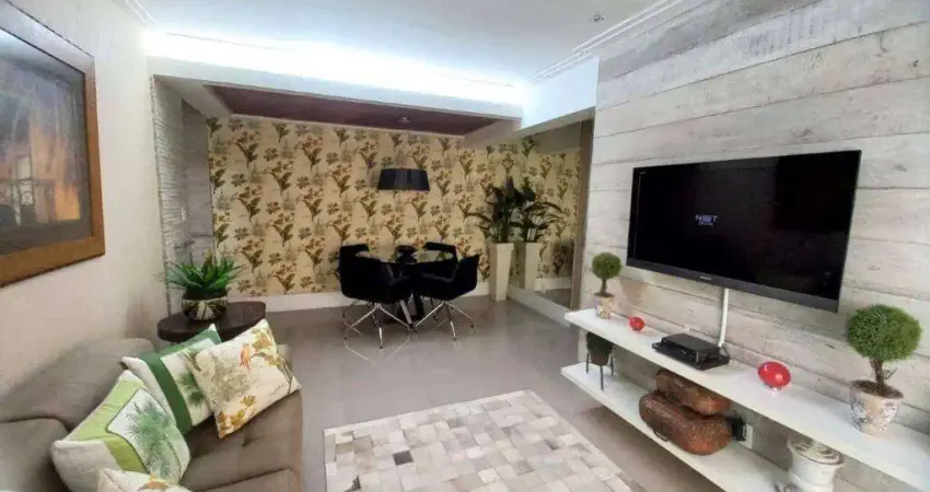 Apartamento com 2 dormitórios (2 suítes), PORTEIRA FECHADA, à venda, 80 m² - Gonzaga - Santos/SP