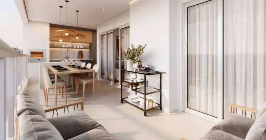 Apartamento de 116 m² com 3 suítes à venda no Embaré - Santos/SP