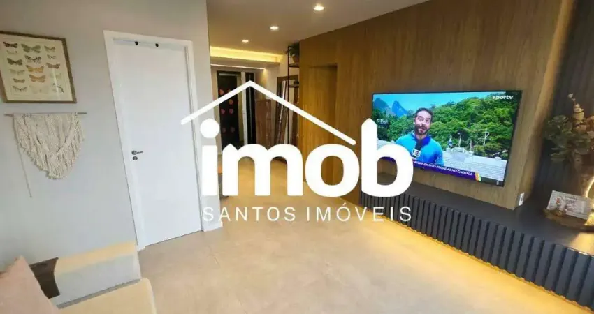 Apartamento de 2 dormitórios à venda no edifício maxhaus, embaré - santos/sp