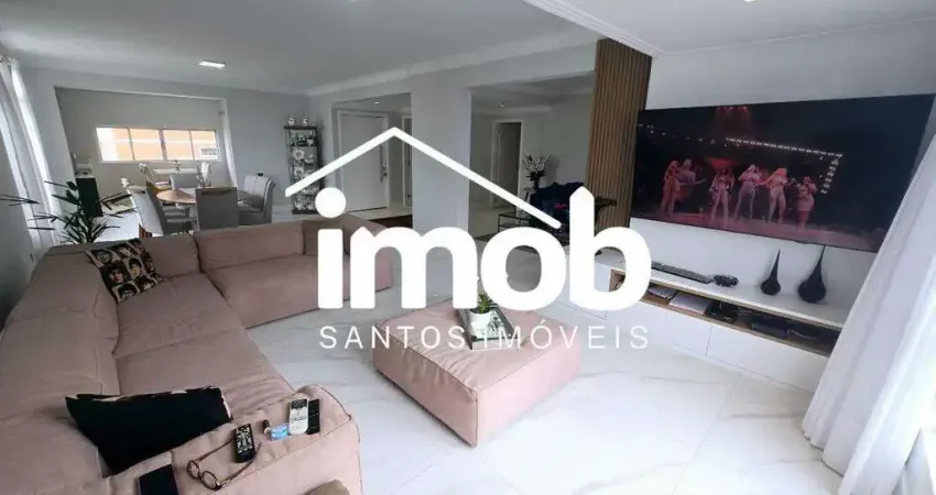 Venda - apartamento 3 dormitórios com vista livre - boqueirão - santos