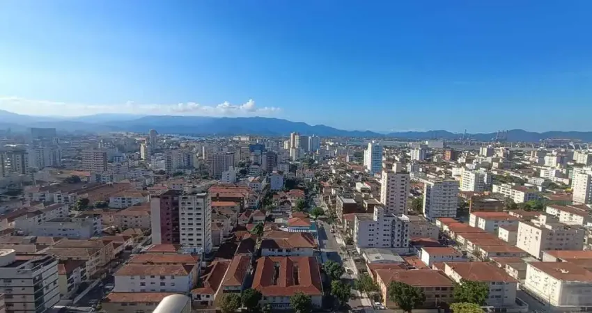 Apartamento de 2 dormitórios à venda com vista livre, 74 m² - Embaré, Santos/SP