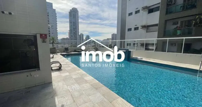 Apartamento no Gonzaga, 2 Quartos (2 Suíte), 1 Vaga Demarcada, Lazer Completo, 87 m²