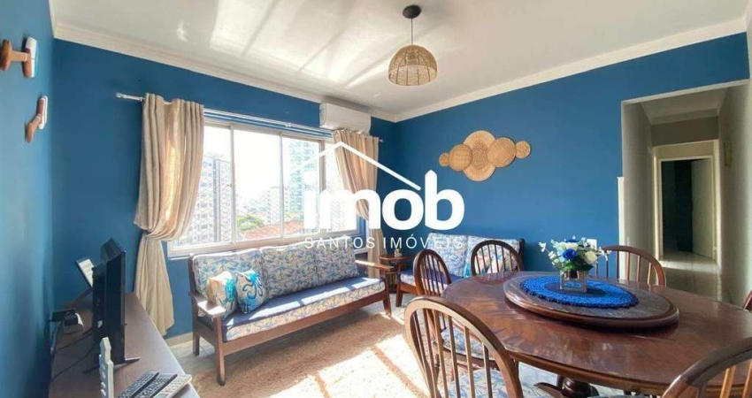 Apartamento com 2 dormitórios no Campo Grande em Santos/SP