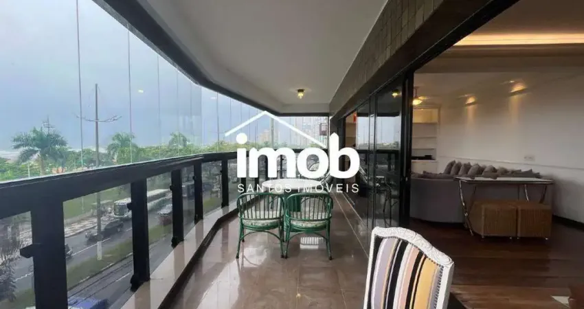 Apartamento de alto padrão à venda com vista panorâmica do mar - pompéia, santos/sp