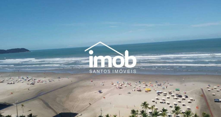 Apartamento de 1 dormitório à venda com vista mar, 63 m² - Aviação, Praia Grande/SP