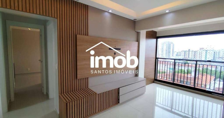 Apartamento com 2 Quartos no Marapé em Santos/SP