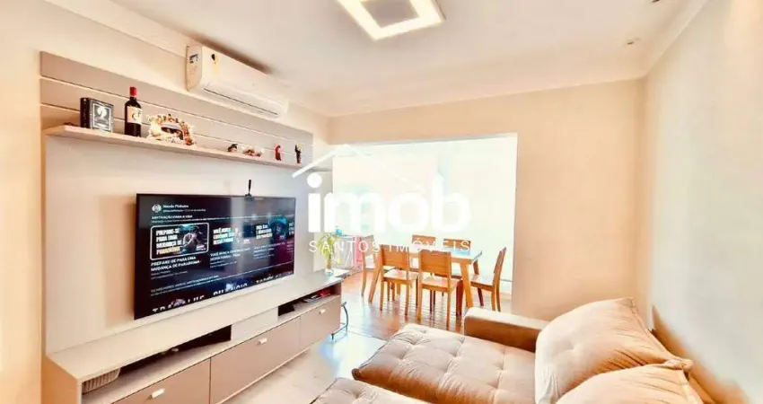 Apartamento de 3 dormitórios para alugar com lazer completo, 88 m² - Campo Grande, Santos/SP