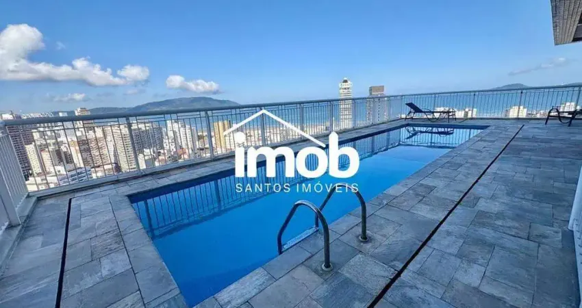 Comprar apartamento no gonzaga – santos/sp | 95 m² úteis | 3 dormitórios | 2 vagas | lazer completo