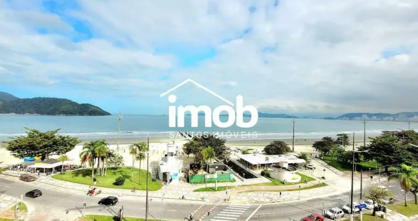 Apartamento alto padrão com vista para o mar – 3 dormitórios, 200m² – ponta da praia, santos