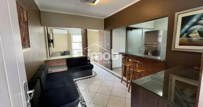 Apartamento reformado à venda – 44m² | 1 dormitório | vista mar | aparecida – santos/sp