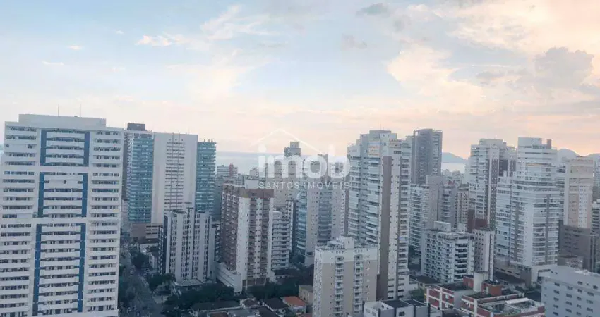 Apartamento 1 dormitório com suíte e lavabo à venda no condomínio emirado – cyrela, boqueirão, santos