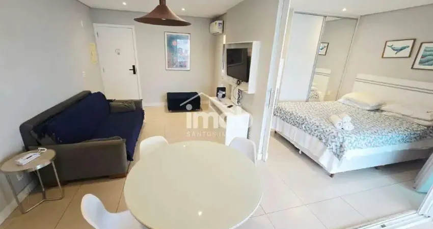 Apartamento com vista mar e lazer completo à venda - gonzaga, santos/sp