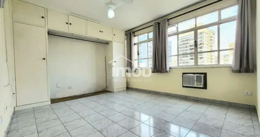Apartamento tipo sala living à venda na ponta da praia, santos/sp – 1 vaga – ideal para moradia ou airbnb