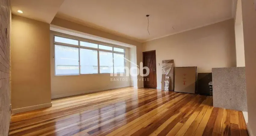 Apartamento reformado à venda no gonzaga – 3 dormitórios, 1 suíte, 1 vaga – avenida ana costa