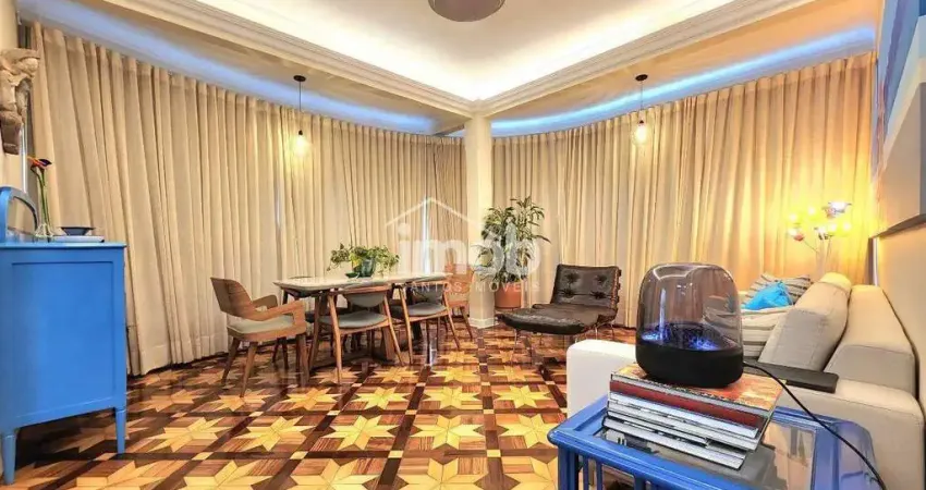 Apartamento repaginado, 2 dormitórios, suíte, 1 vaga, andar alto – boqueirão, santos/sp