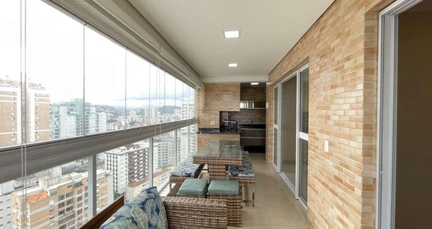 Apartamento com 3 dormitórios à venda, 110 m² por R$ 1.690.000,00 - Gonzaga - Santos/SP