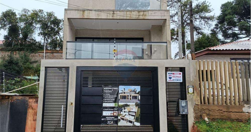 Venda | Sobrado Triplex Novo com 160m² no Braga 03 quartos com suite